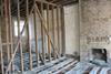 Passivhaus refurb week 1: Interior at first floor following strip out