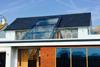 For this detached house in Worthing, Sussex, DVS supplied a bespoke PR60 glass roof with triangular glazed gables