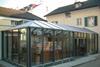 Nanogel translucent aerogel insulation material was selected by Chemist Dr. Wiesman for a recently completed extension to his pharmacy in Neuhausen, Switzerland