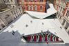 Aerial view of Sackler Courtyard at the V&A