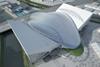 Aquatics centre as it will look when complete