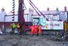 State-of-the-art safety in action at an FK Lowry Piling job