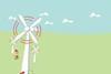 Wind turbine illustration