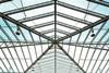 The glass roof at Middlesex University's Hendon campus has turned a weed-ridden quadrangle into a showcase for the university 