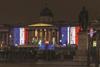 National Gallery with French flag