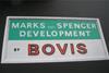 Bovis and Marks and Spencers sign 1945