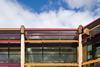 Vivid louvres give the school a bright and cheery character