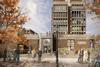 1. Architectural render of the Royal Collect of Art. Main Entrance. Image_ Witherford Watson Mann Architects