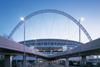 The arch rises high above the stadium to give visitors a dramatic sense of arrival