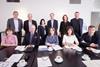 Leaders of the UK and Irish architectural institutes at their meeting in Belfast