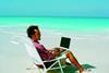 Life's a beach: flexible working allows you to escape the strictures of everyday office life