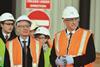 David Higgins and Lord Deighton at HS2 site