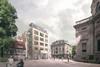 Construction has begun on Tietgens Ærgrelse, a housing development in Copenhagen designed by London practice Tony Fretton Architects