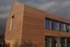 England’s first carbon-negative Passivhaus office, at Watermead Business Park in Leicestershire