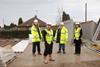 L - R: Radian Group; Anna Cocks, project manager, Calfordseaden; Frances Costello, site manager, Bluestone; Mandeep Dhadwell, development officer, Reading BC Property Development