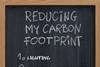 Reducing my carbon footprint