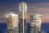 The £1.2bn Tameer towers project was put under review in March but is now under way