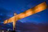 Angel of the North lit