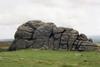 Granite rock at Haytor in Dartmoor