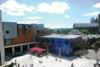 The great outdoors: Princesshay Square has the air of a European plaza