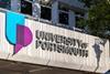 A building with University of Portsmouth sign on the balcony
