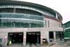 Under investigation: Police are questioning workers at Arsenal’s stadium