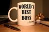 World's best boss mug
