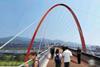 This striking bridge will act as a landmark for the Olympics and link the Village to the Lingotto after the Games.
