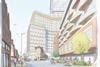 01 Praed Street view of new hospital sketch