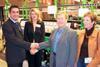 Above L-R: Paul and Joanne Lithauer of PAL Glass Machinery & Accessories Ltd, with Terry and Janet Connor of JP Glass Ltd.