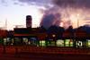 Smoke rises over station at Croydon riots