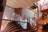 The flagship Manhattan store of handbag maker Longchamp boasts a three-storey cascading staircase designed by Thomas Heatherwick and made from 55 tonnes of steel. The engineer was Packman Lucas