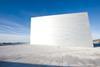 The crystalline forms of Oslo’s new opera house are all faced in travertine marble and culminate in the fly-tower.