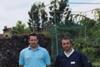 Prize winner Nick Burton with his colleague Paul Yates