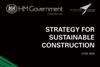 Strategy for sustainable construction