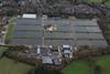 Aerial view of the Oswestry Water Treatment Works