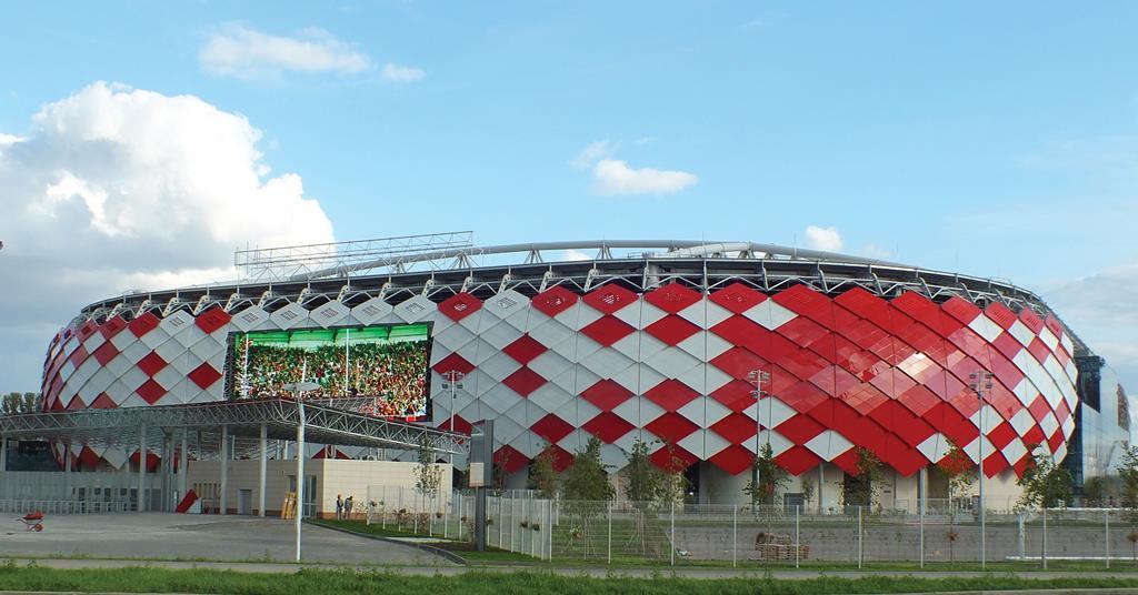 The homeground of Spartak Moscow Otkrytie Arena or Spartak Stadium