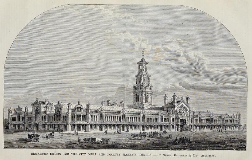 From the archives Replacing Old Smithfield Market, 186468 Features Building