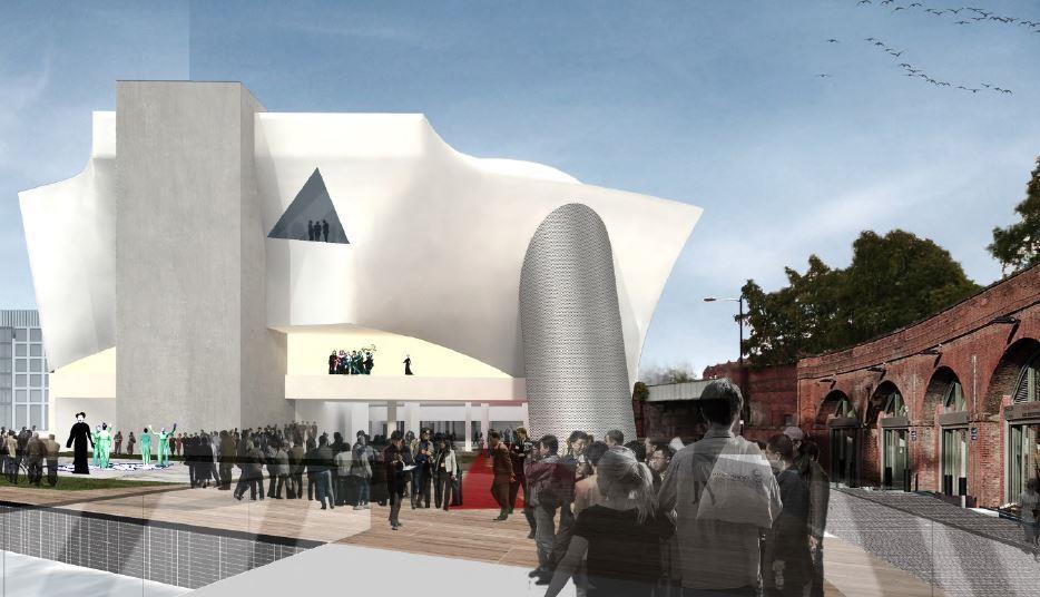 新品即決 OMA's light green to set Manchester £110m venue Factory ライト・ランタン
