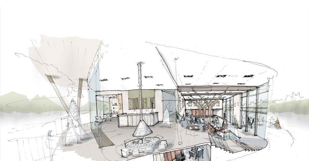 Building: Sketch of the Week, Eden Project Hotel - Tate + Co