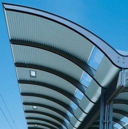 Profiled Tray Cladding Example Profiled cladding | Features | Building