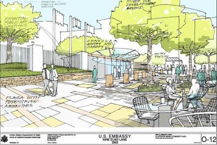 Images: The US embassy plans opposed by Cabe and the mayor | News ...