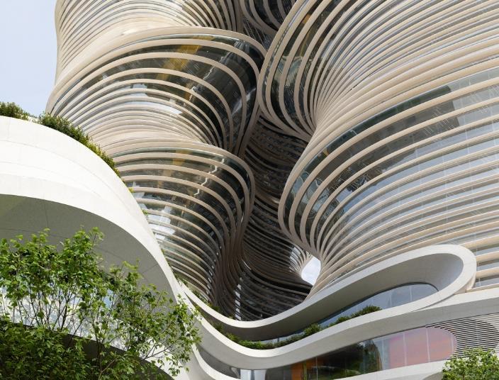 In pictures: Zaha Hadid tops out 46-storey ‘canyon’ tower in Shenzhen ...