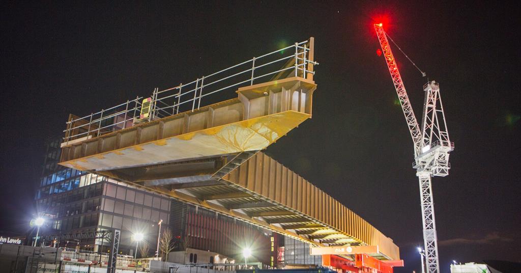 In pictures Mace and Graham install Stratford bridge News Building