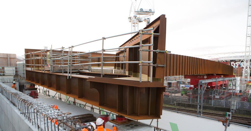 In pictures Mace and Graham install Stratford bridge News Building