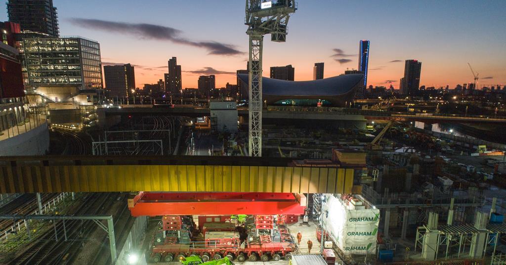 In pictures Mace and Graham install Stratford bridge News Building