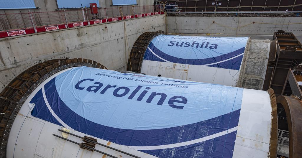 In pictures: HS2 launches second London tunnel boring machine | News ...