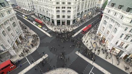 Oxford Circus Diagonal Crossing, Projects
