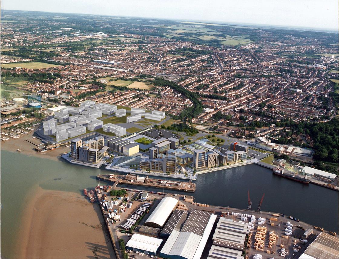 Peel submits plans for £650m Chatham Docks development News Building