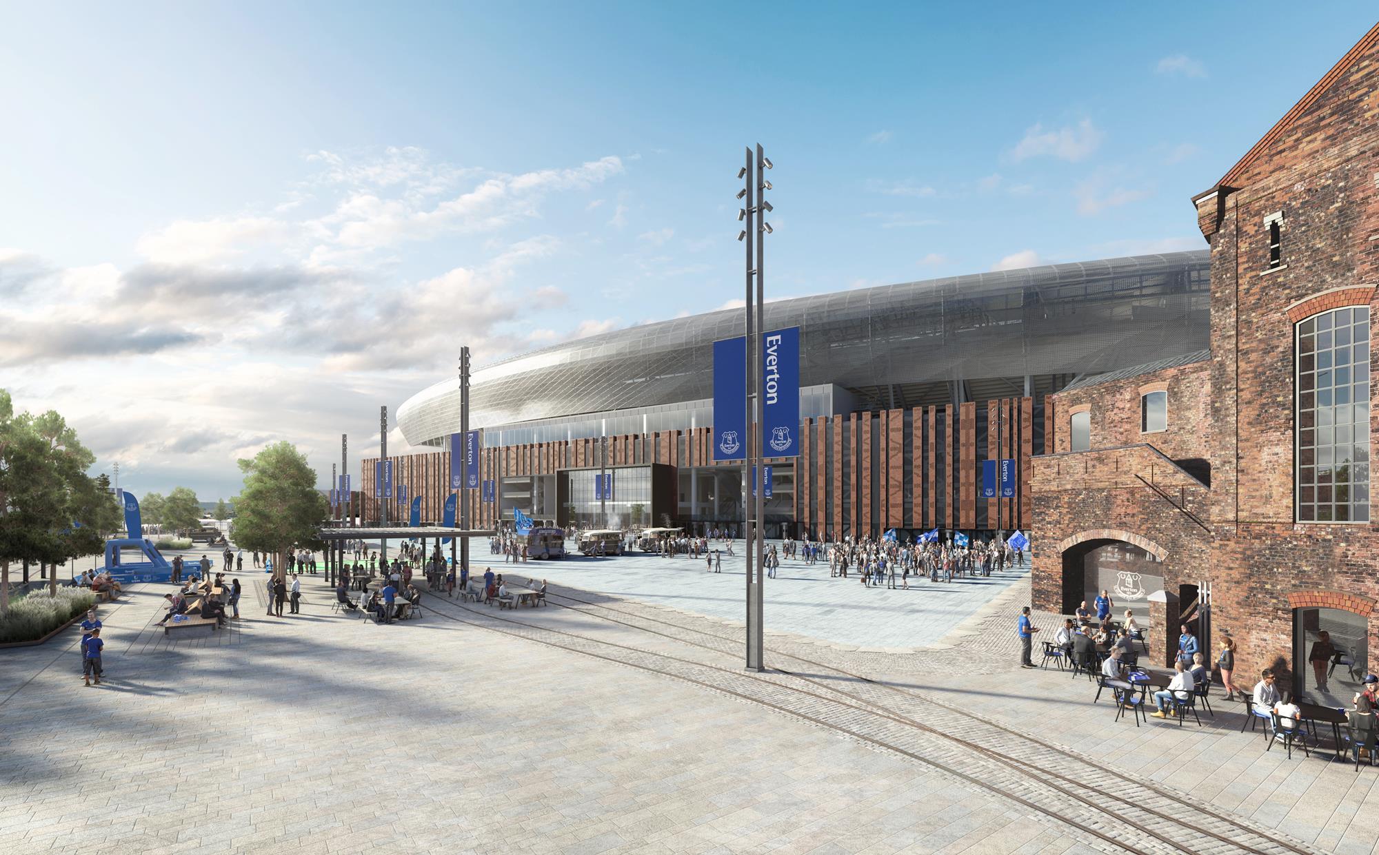 Latest Images Released Of Everton Fc S New Stadium News Building